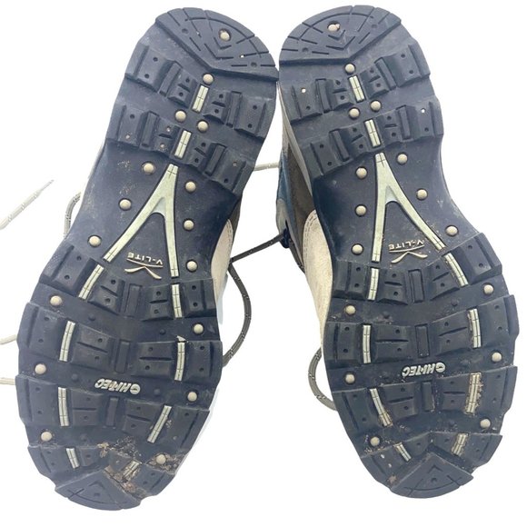 HiTec V-Lite 8.0 Women Shoes Hiking Gray Blue Laces - Picture 6 of 7